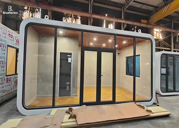 Casa de la Cabina de la Manzana ligera, Casa cápsula de espacio de almacenamiento para vivir y trabajar