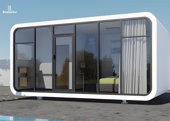 Casa de la Cabina de la Manzana ligera, Casa cápsula de espacio de almacenamiento para vivir y trabajar